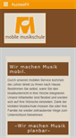 Mobile Screenshot of mobile-musikschule.net